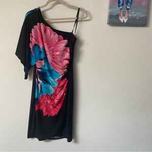 Bisou Bisou one shoulder dress